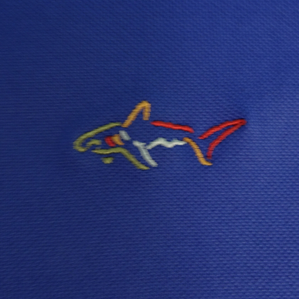 Greg Norman Tasso Elba Play Dry Blue Polo Large - Picture 3 of 5